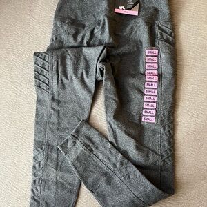 Gray High-Waisted Women's Leggings